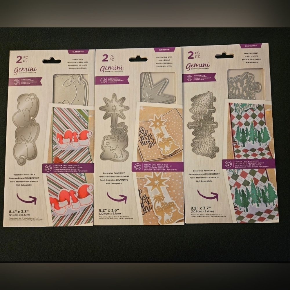 Crafters Companion Christmas Papercraft Dies